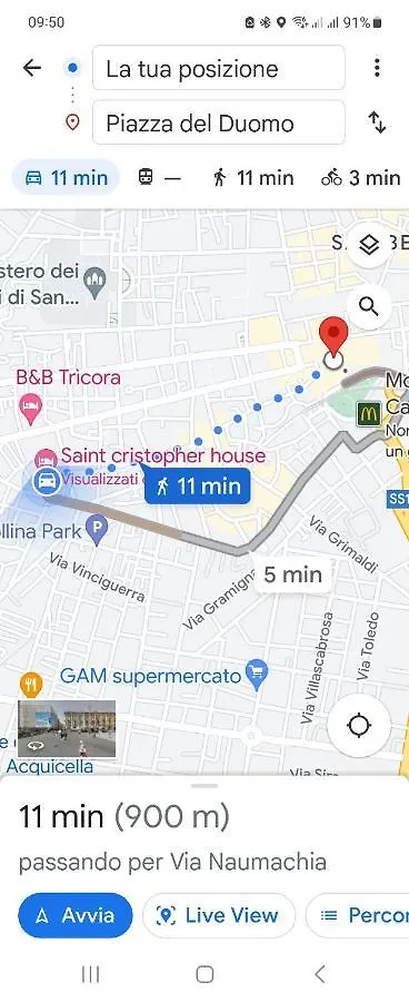 Apartmán Saint Cristofer House CTA Itálie