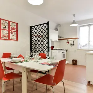Red & White Vatican Apartment Rome
